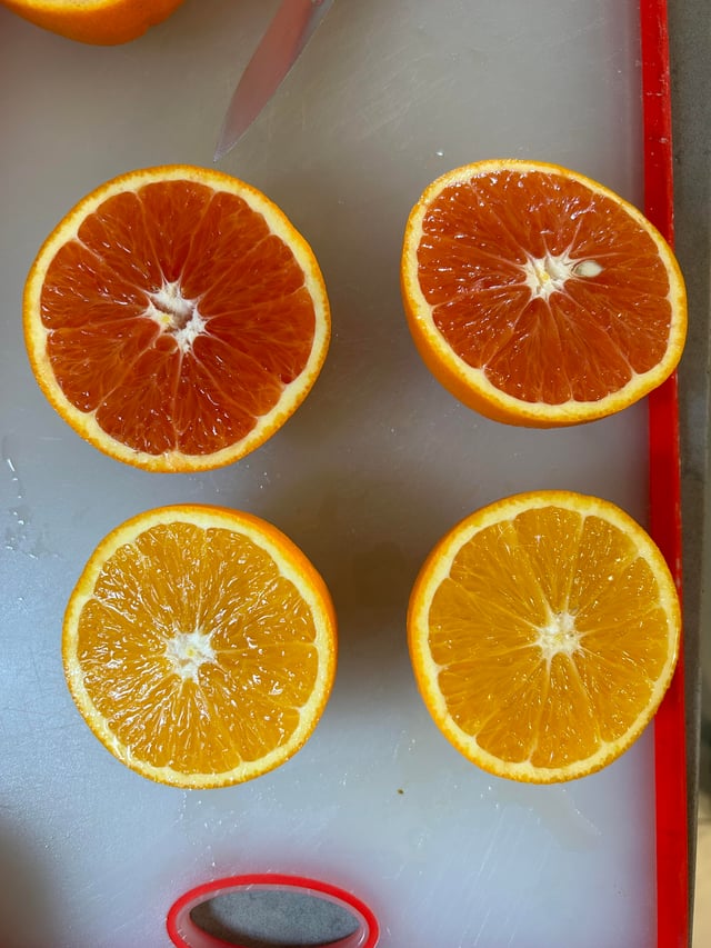 Valencia oranges